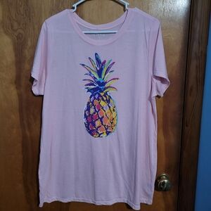 Torrid Multi Color Pineapple Tshirt